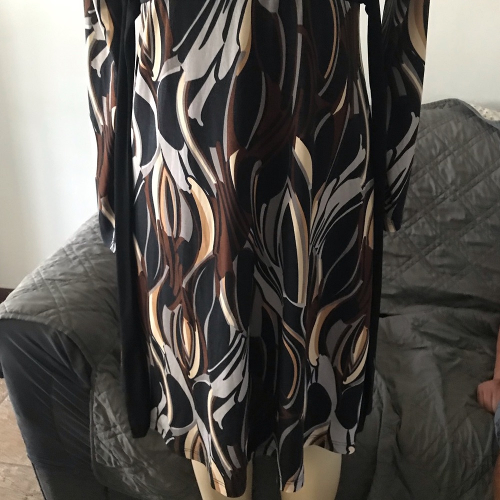 Blue papaya dress brown, grey, black, white - Picture 7 of 16